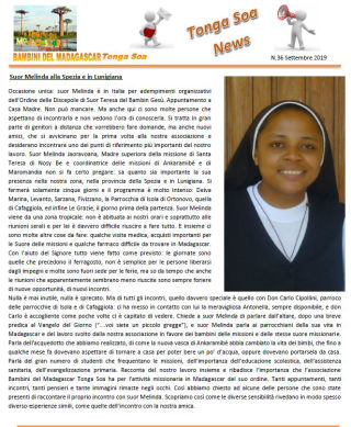 Tonga Soa News n.36 - Settembre 2019