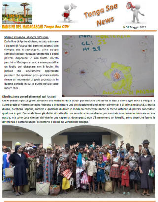 Tonga Soa News n.51 - Maggio 2022