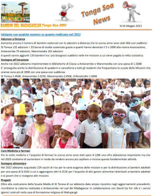 Bambini del Madagascar Tonga Soa - Tonga Sia New di maggio 2023