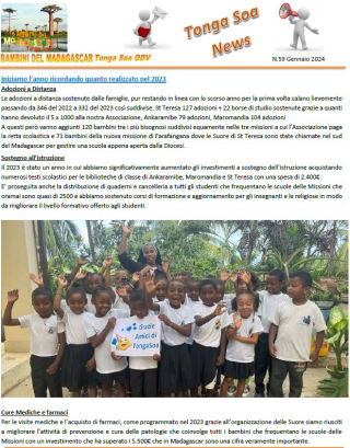 Tonga Soa News n.59 - Gennaio 2024