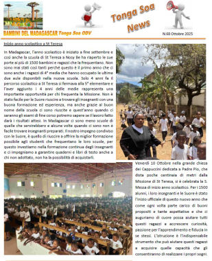 Tonga Soa News n.66 - Ottobre 2025